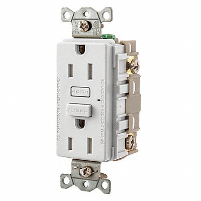 GFCI Receptacle Self-Testing 2 Poles