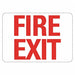 Aluminum Fire Door Sign 7 in x 10 in