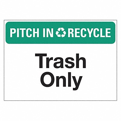 Office and Facility Sign 10x14in Plastic