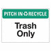 Office and Facility Sign 10x14in Plastic