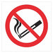 No Smoking Sign 6 inx6 in Polyester PK2