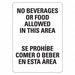 Office and Facility Sign 14x10in Plastic