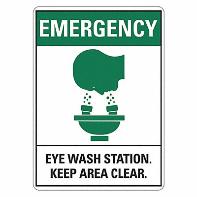 Office and Facility Sign 14x10in Plastic