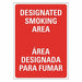 No Smoking Sign 14 inx10 in Plastic