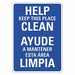 Office and Facility Sign 14x10in Plastic