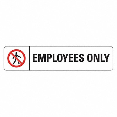 Office and Facility Sign 2 in x 9 in