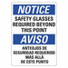 Office and Facility Sign 14x10in Plastic