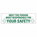 Office and Facility Sign 4 in x 14 in
