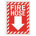 Rflct Fire Extinguisher Sign 10x7in Alum