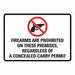 Weapons Label 5in x 7in Polyester PK2