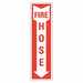 Fire Sign 14x4in Alum