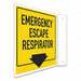 Rflct Emergency Exit AED Sign 8x8in Alum
