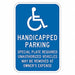 ADA Handicapped Parking Sign 18 x 12 