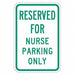 Doctor Parking Sign 18 x 12 