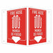 Fire Extingsher Fire Hose Sign 6x7 1/2in