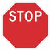 Rflctv Exit Entr Stop Sign 18x18in Alum