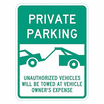 Private Parking Sign 24 x 18 