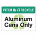 Eco Pitch In  Recycle Sign 10x14in PK5