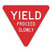 Pedestrian Bike Control TrfcSign 18x18in