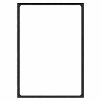 Plastic Blank Sign 10x7in Plastic PK10