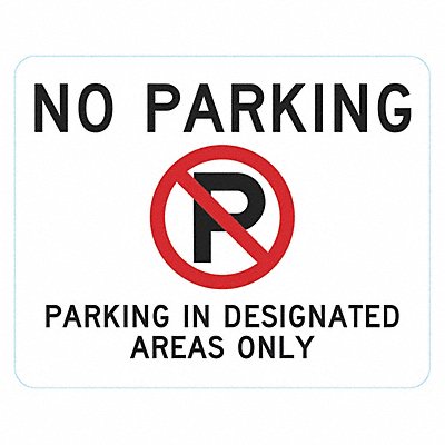 No Parking Sign 24 x 30 