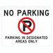 No Parking Sign 24 x 30 