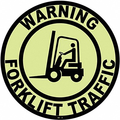 Anti-Slip Floor Sign 17 inx17 in Vinyl