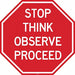 Anti-Slip Floor Sign 24 in x 24 in Vinyl
