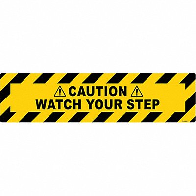 Anti-Slip Floor Sign 6 inx24 in Vinyl