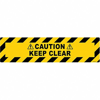 Anti-Slip Floor Sign 6 in x 24 in Vinyl