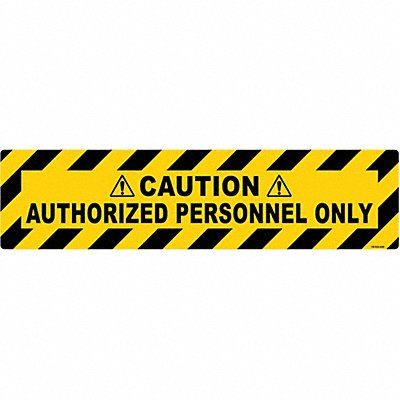 Anti-Slip Floor Sign 6 inx24 in Vinyl