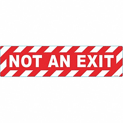Anti-Slip Floor Sign 6 in x 24 in Vinyl