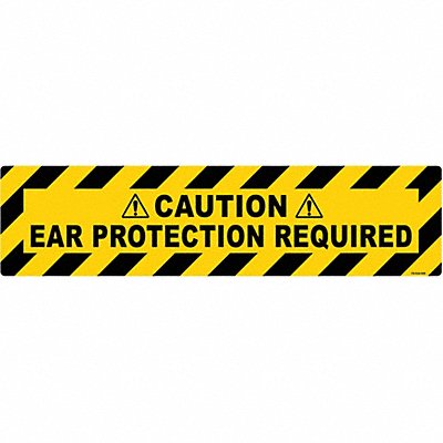 Anti-Slip Floor Sign 6 in x 24 in Vinyl