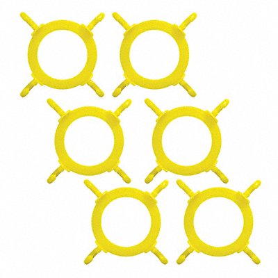 Cone Connctor 5 Yellow Polyethylene PK6