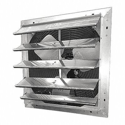 Shutter Mount Exhaust Fan Blade 18 Dia.