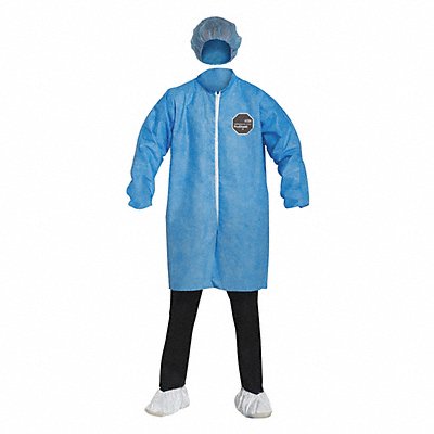 K7318 Lab Coat Blue Snaps 3XL PK30