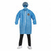 K7318 Lab Coat Blue Snaps 3XL PK30