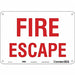 Safety Sign 7 in x 10 in Aluminum