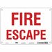 Safety Sign 7 in x 10 in Polyethylene