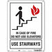 Safety Sign 14 in x 10 in Aluminum