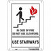 Safety Sign 10 inx7 in Glow Vinyl