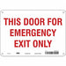 Safety Sign 7 in x 10 in Aluminum