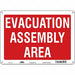 Safety Sign 10 in x 14 in Aluminum