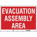 Safety Sign 14 in x 20 in Aluminum