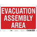 Safety Sign 7 in x 10 in Polyethylene