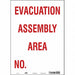 Safety Sign 14 in x 10 in Vinyl