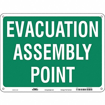 Safety Sign 18 in x 24 in Aluminum
