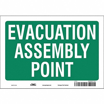 Safety Sign 7 in x 10 in Vinyl