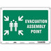 Safety Sign 10 in x 14 in Polyethylene