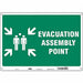Safety Sign 14 in x 20 in Polyethylene